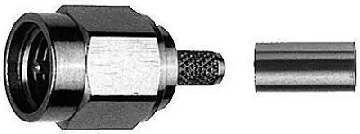 Produktbild von SMA Stecker (m) gerade vergoldet RG58 RG58 C/U LMR240