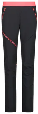 Image de Pantalon de sport pour femme, couleur anthracite et rouge fluo (référence : 53UP), taille 40