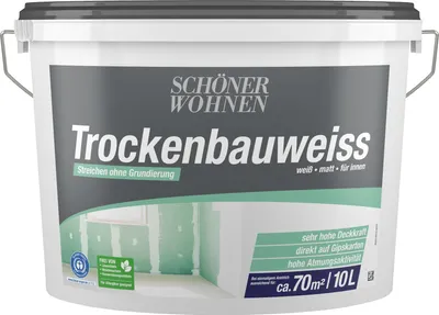 Produktbild von Schöner Wohnen Trockenbauweiss 10,0 Ltr.