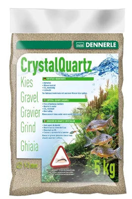 Image de Dennerle Gravier de quartz cristallin blanc naturel, 5 kg