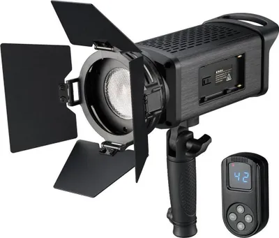 Produktbild von Bresser - F004354 - SP-60  LED Fresnel Studiolampe 60W mit Fernbedienung