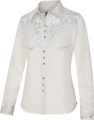 Produktbild von Damenbluse Westernbluse Country Cowgirl Western Stars & Stripes »HAILEY«