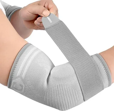Produktbild von CAMBIVO Tennisarm Bandage 2er Pack, Ellenbogen Bandagen Herren mit PolsterEllenbogenbandage Damen mit verstellbarem Riemen & Gel-Pads fš¹r Golferarm, Sehnenentzš¹ndung, Krafttraining und Alltag