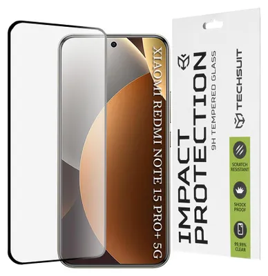 Zdjęcie produktu dla Techsuit 111D Cover Glass szkło Xiaomi Redmi Note 15 Poco M8 Pro - czarne