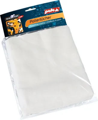 Produktbild von BikeCare Poliertücher 5er-Pack 32x42cm, 100% Baumwolle, Kratzfrei
