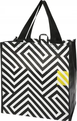 Zdjęcie produktu dla Torba na zakupy Ravi czarna 32x20x34 cm – wytrzymała, ekologiczna, wielokrotnego użytku