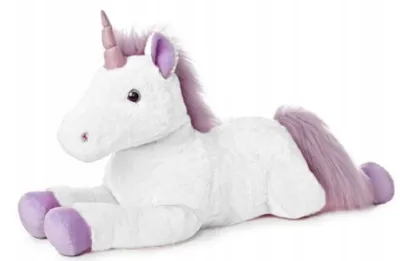 Produktbild von Gustaw Groß Einhorn (Weiss, 100cm) Plüsch Kuscheltier, Plüschelefant - XXL Einhorn Tier, Plüsch Mega Gross Einhorn Plüschtier Kinder, Baby,