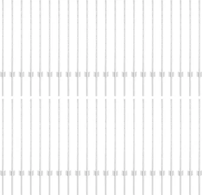 Image de vidaXL Poteaux de clôture 44 pcs argent 140 cm acier