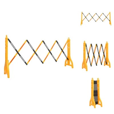 Obrázek produktu pro vidaXL Skládací dopravní zábrana žlutočerná 250x38x96 cm - Dopravní značky