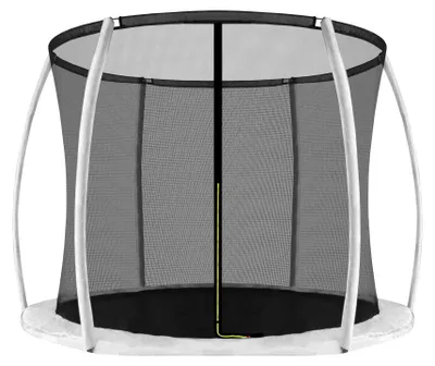 Obrázek produktu pro INLEA Vnitřní ochranná síť pro trampolínu ULTIMATE Jump o celkovém průměru 366 cm pro 6 tyčí o výšce 165 cm - černá