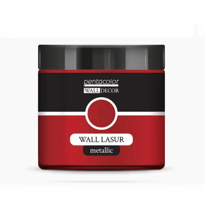 Produktbild von PENTART Wandlasur, Metallic, 500 ml, Rot Kupfer