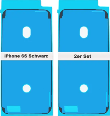 Produktbild von 2x iPhone 6S Rahmen LCD Display Kleber Dichtung Klebefolie Adhesive Schwarz