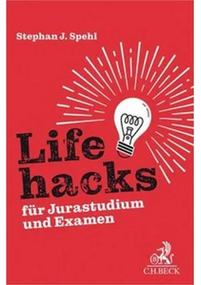 Obrázek produktu pro Lifehacks für Jurastudium und Examen