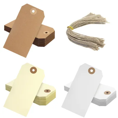 Imagen del producto de Etiquetas para envíos, 120 unidades, 6 x 12 cm, reescribibles, para etiquetas de precios