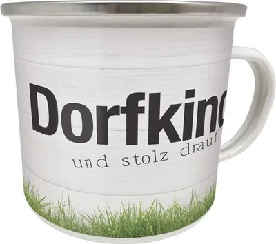 Produktbild von Blechtasse Wer wird denn gleich 0,5 l