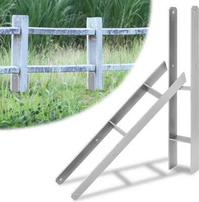 Immagine prodotto di Supporto per pali TolleTour 2X, supporto per pali ad H 101 x 600 mm, ancoraggio per pali a forma di H