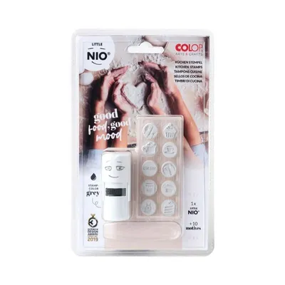 Immagine prodotto di COLOP 154844 Set di timbri a motivo COLOP "LITTLE NIO" cucina, grigio