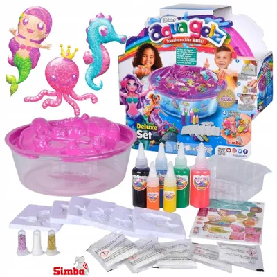 Image de Simba Aqua Gelz Kit Deluxe Sirènes Magiques Gel Créatif