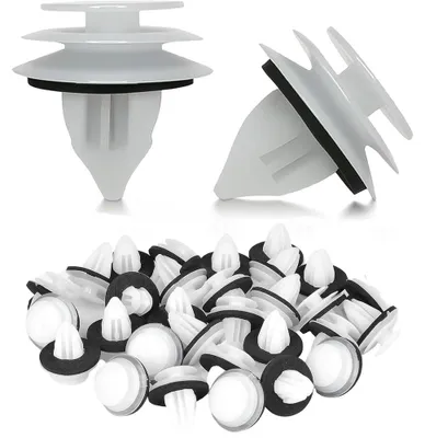 Produktbild von Polsterclips 100 Stück – Türverkleidungsclips aus Kunststoff – Befestigungsclips für Auto-Innenraum, Karosserie, Kotflügel & Verkleidungen – Universal