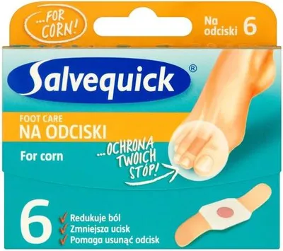 Produktbild von Salvequick Hornhautpflaster, 6 Stück