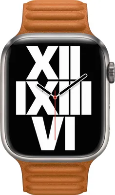 Immagine prodotto di Apple Cinturino a maglie in pelle color nespola 45 mm - S.M