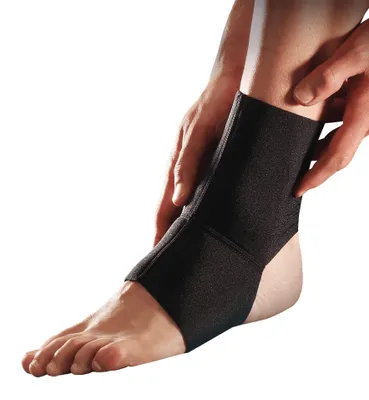 Produktbild von Thuasne Neopren Sprunggelenkbandage - M - Universell - Schwarz