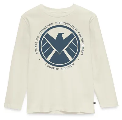 Produktbild von Spreadshirt Avengers Iron Man Stark Industries Kinder Premium Langarmshirt, 110/116 (4 Jahre), Naturweiß