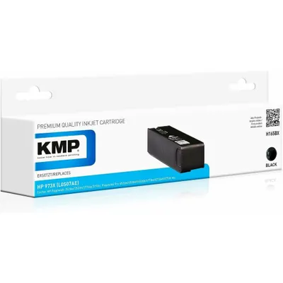 Immagine prodotto di Cartuccia d'inchiostro KMP H165BX compatibile ad alta resa (XL) nero