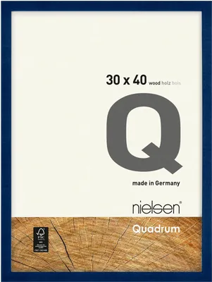 Produktbild von nielsen Holz Bilderrahmen Quadrum, 40x50 cm, Blau