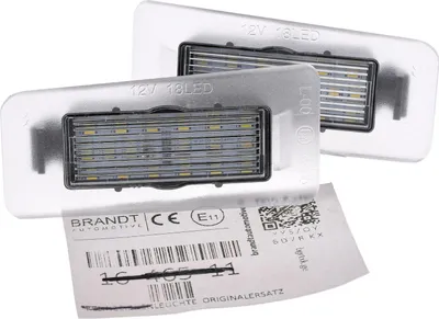 Produktbild von BRANDT AUTOMOTIVE Kennzeichenleuchten LED kompatibel mit Kia Cee’d II Stufenh. SW JD 12-18 Forte Cerato Hyundai Accent IV 11-17 Elantra V 11-16 i30 II GD 12-16
