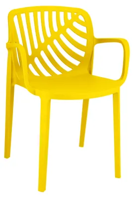 Zdjęcie produktu dla JUMI Krzesło ogrodowe TEREV plastikowe na TARAS balkon MOCNE do ogród OCHRONA UV