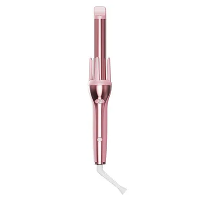 Produktbild von Automatischer Lockenstab (28 mm) mit One-Touch Funktion – Selbstrotierender Lockenwickler, Schnellaufheizend (160-200°C), Rosa