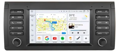 Image de Autoradio - Lecteur multimédia - Écran tactile de 7 pouces - Double DIN - Android 13