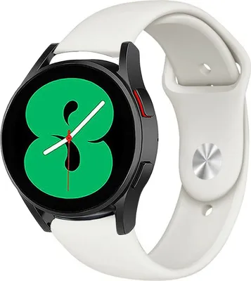 Produktbild von Strap-it Samsung Galaxy Watch 4 - 44mm Sportarmband (Weiß)