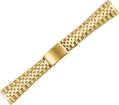 Produktbild von Minott > Uhrenarmband > Edelstahl/PVD gelbgoldfarben > Faltschließe, Stegbreite:20mm