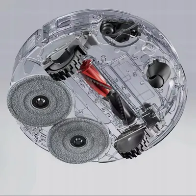 Zdjęcie produktu dla Roborock CP21800, Szczotka, Odkurzacz robot, Czarny, Czerwony, Guma, Qrevo/Saros 10, 105 mm
