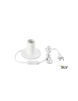 Produktbild von SLV 1001677 FITU TL Tischleuchte weiss E27 max. 10W