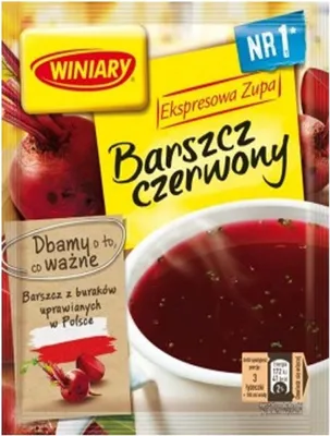 Produktbild von Winiary Borschtsch Rote-Bete-Fixsuppe, Instant – 20 x 60 g Vorteilspack