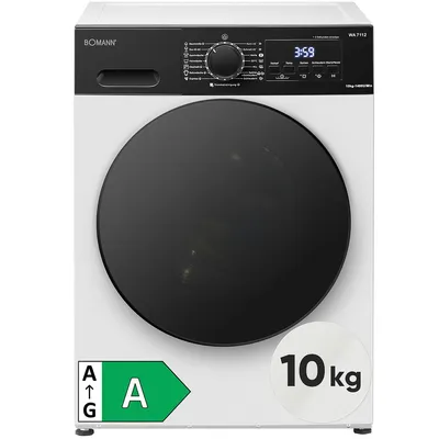 Produktbild von Bomann® Waschmaschine 10kg | Invertermotor - effizient, leise & langlebig | max. 1400 U/min | WA 7112 weiß