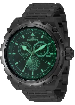 Produktbild von Invicta Coalition Forces 49202 Herrenuhr - Quarzwerk - Edelstahl mit schwarzem Zifferblatt - 50 mm