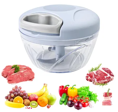 Produktbild von Gemüseschneider 500 ml mit Seilzug und 3 Edelstahlklingen