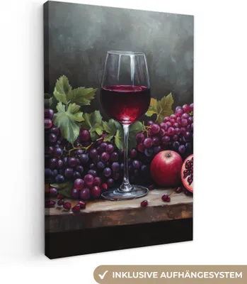 Produktbild von Wanddeko 20x30 cm - Stilleben - Obst, Leinwand Bilder Wohnzimmer