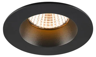 Immagine prodotto di SLV BIG WHITE NEW TRIA 68 Plafona da incasso, 2700K, 38°, IP 20 / IP 65, rotonda, nera 1007406