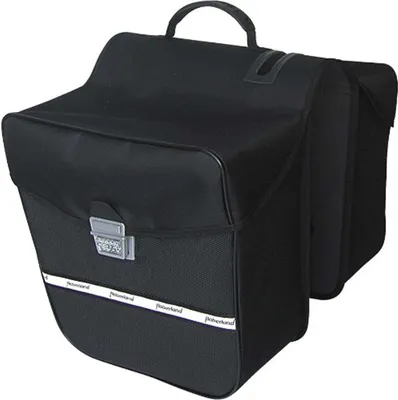 Produktbild von Haberland Doppeltasche E-Bike L schwarz, 31x30x16cm, 31ltr