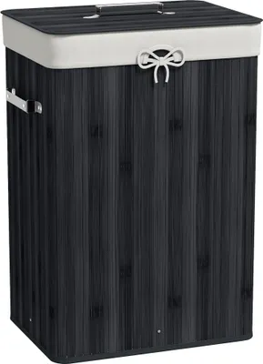Produktbild von HOMCOM Wäschekorb Wäschetruhe Wäschebox Wäschesammler Wäschesortierer Schwarz