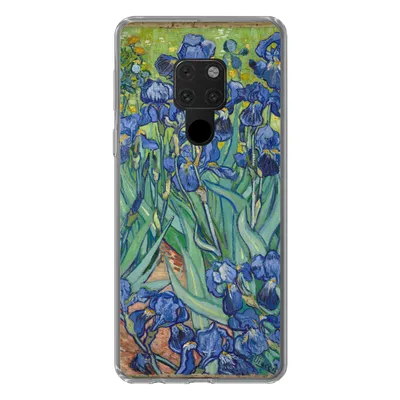 Produktbild von MuchoWow® Handyhülle Schutzhülle Hülle für Huawei P40 Lite Schwertlilien - Vincent van Gogh Silikon Softcase Handy Hülle - Handy