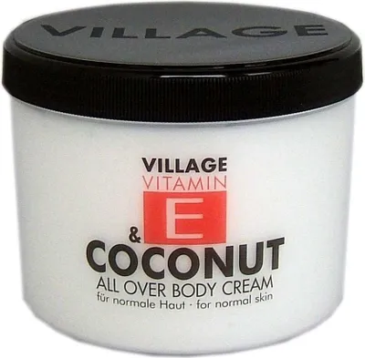 Image de Village Cosmetics Bodycream Vitamine E Coconut Crème pour le corps Soin du corps 950604