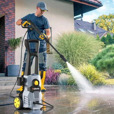 Produktbild von Elektrischer Hochdruckreiniger - PW60 - 1500–1999 W - 4200 PSI - Verstellbarer Düsenwinkel - Tragbar - Für Autos und Außenbereiche