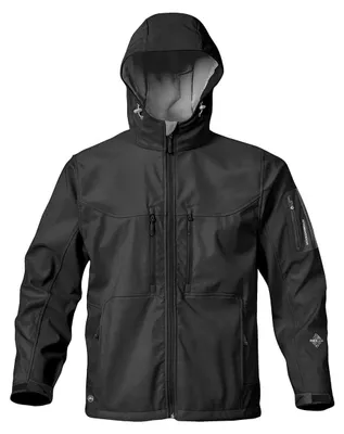 Produktbild von Stormtech - "Epsilon" Softshelljacke für Herren, H2XTREME LT6140 (3XL) (Schwarz)