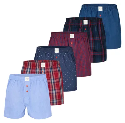 Produktbild von Phil & Co. Berlin Herren Retro Boxer Classics 6-Pack 605-00ph - Größe XL